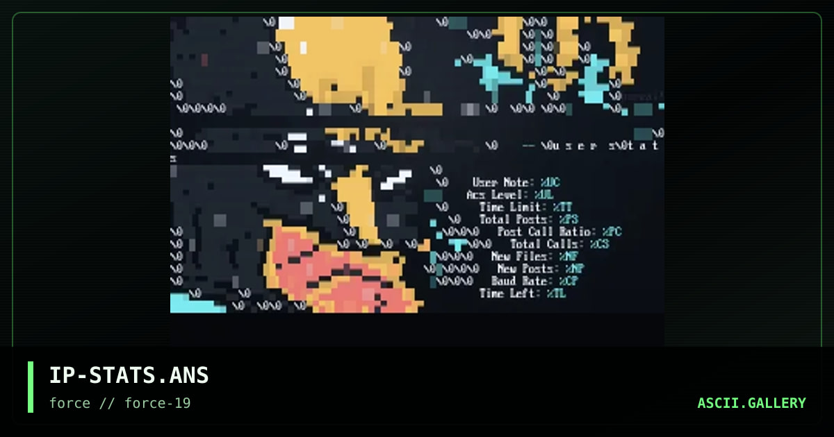 stats menu, by impulse, 1997