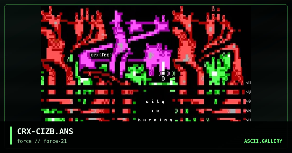 city iz burning, by chronix, 1998