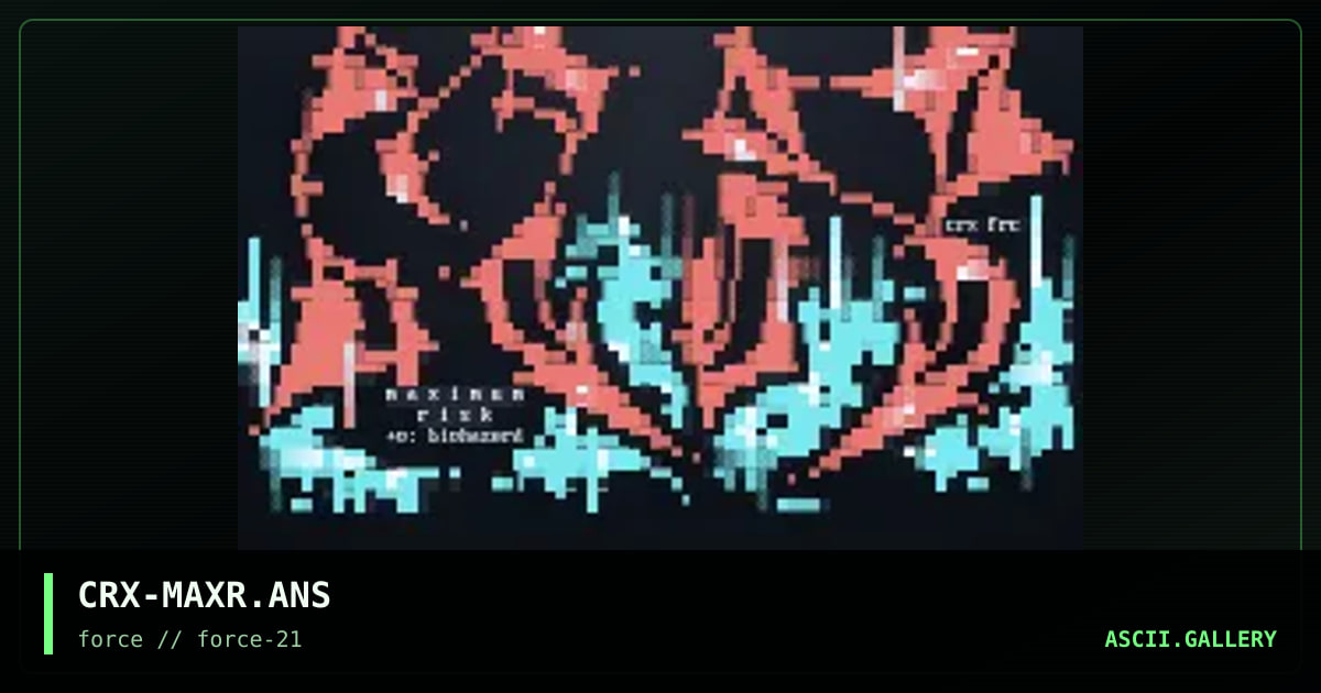 maximum risk, by chronix, 1998