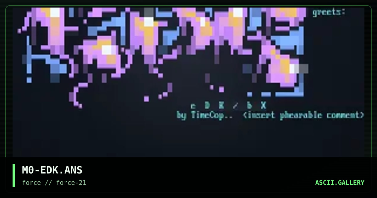 M0-EDK.ANS, by mosen, 1998