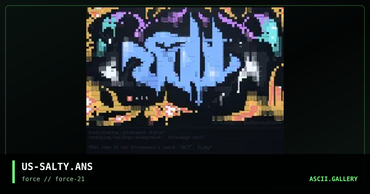 SALT, by rz, platoonim, 1998