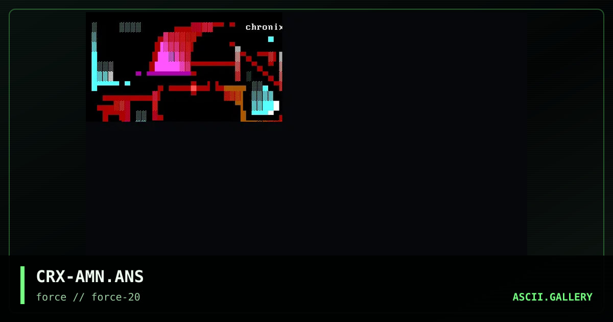 Amnesia menu., by chronix, 1998
