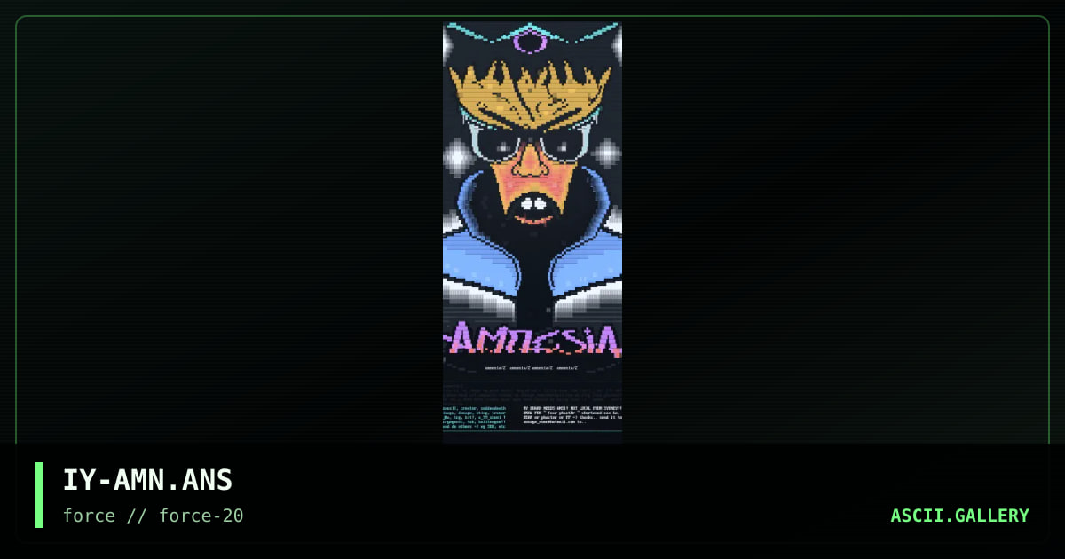 amnesia pic, by immortality, 1998