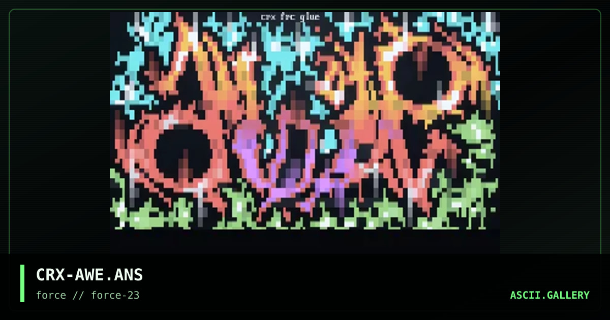 Awe Promo, by chronix, 1998