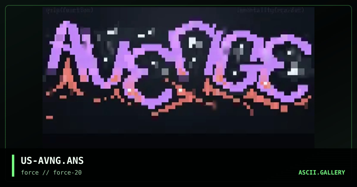 Avenge, by quip, immortality, 1998