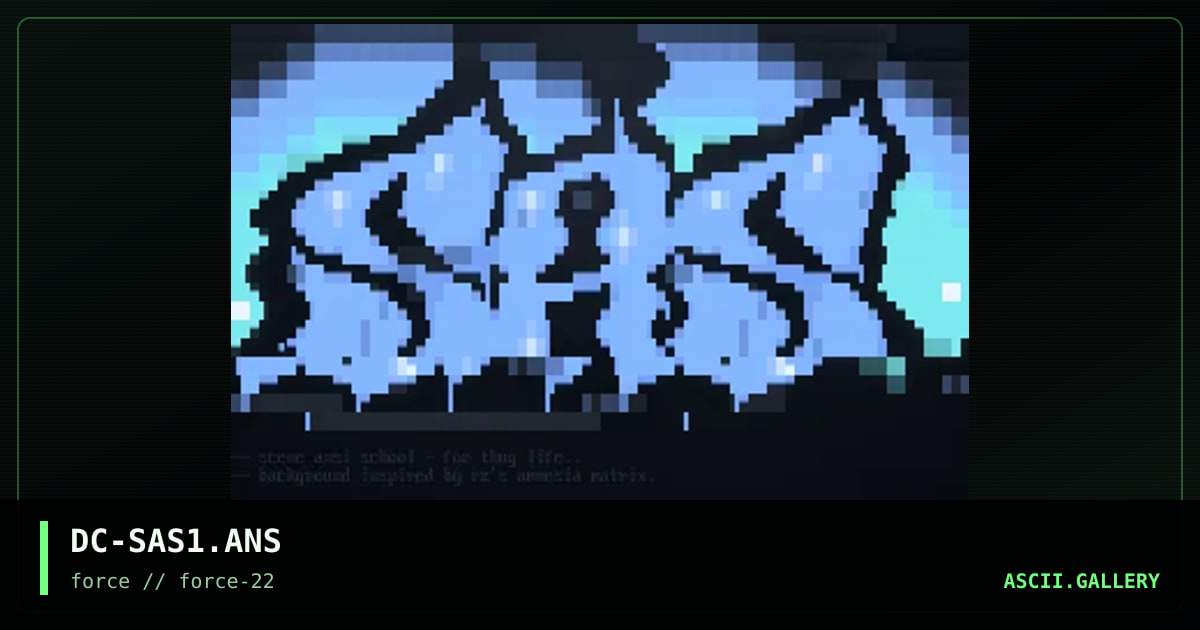 DC-SAS1.ANS, by dramacydal, 1998