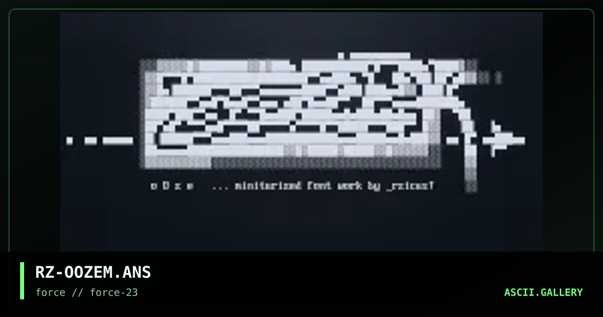 oOze, by rzicus, 1998