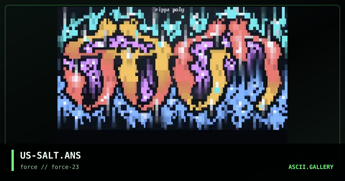 Salt, by chronix, rippa, 1998