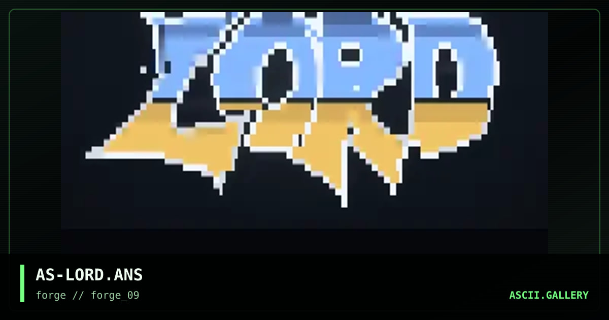 LORD logo, by ash 215, 1996
