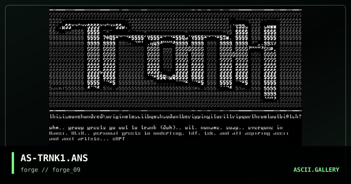 Trank Logo, by ash 215, 1996