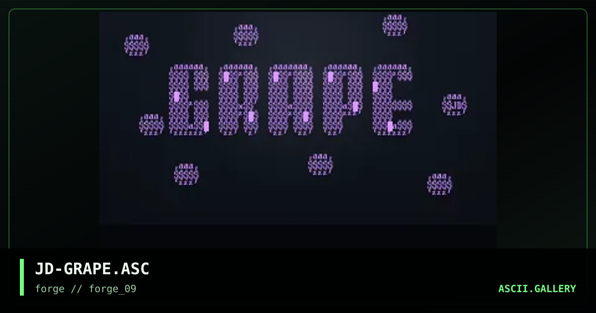 Grape Logo?!, by jandor, 1996