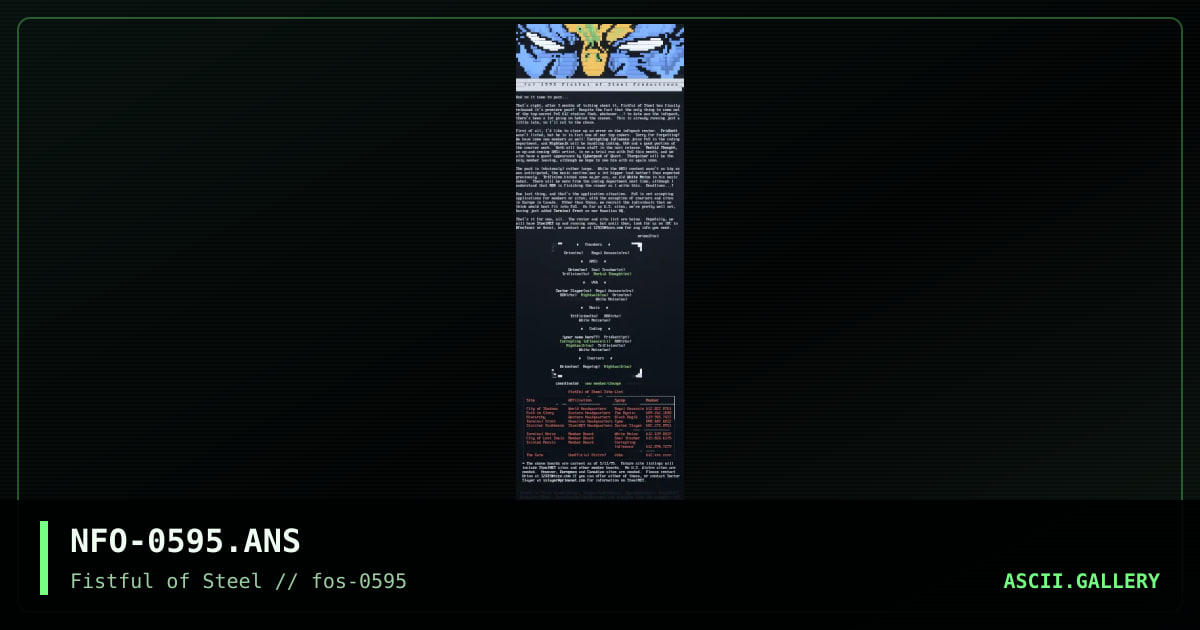 NFO-0595.ANS, by untagged, 1995