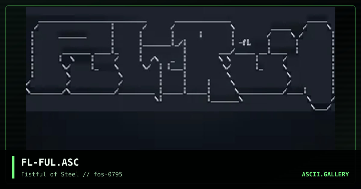 FL-FUL.ASC, by fluid, 1995