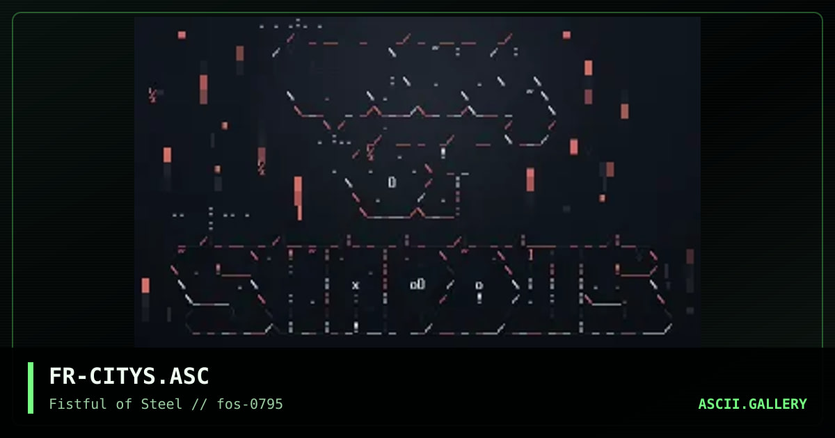 FR-CITYS.ASC, by fractal, 1995