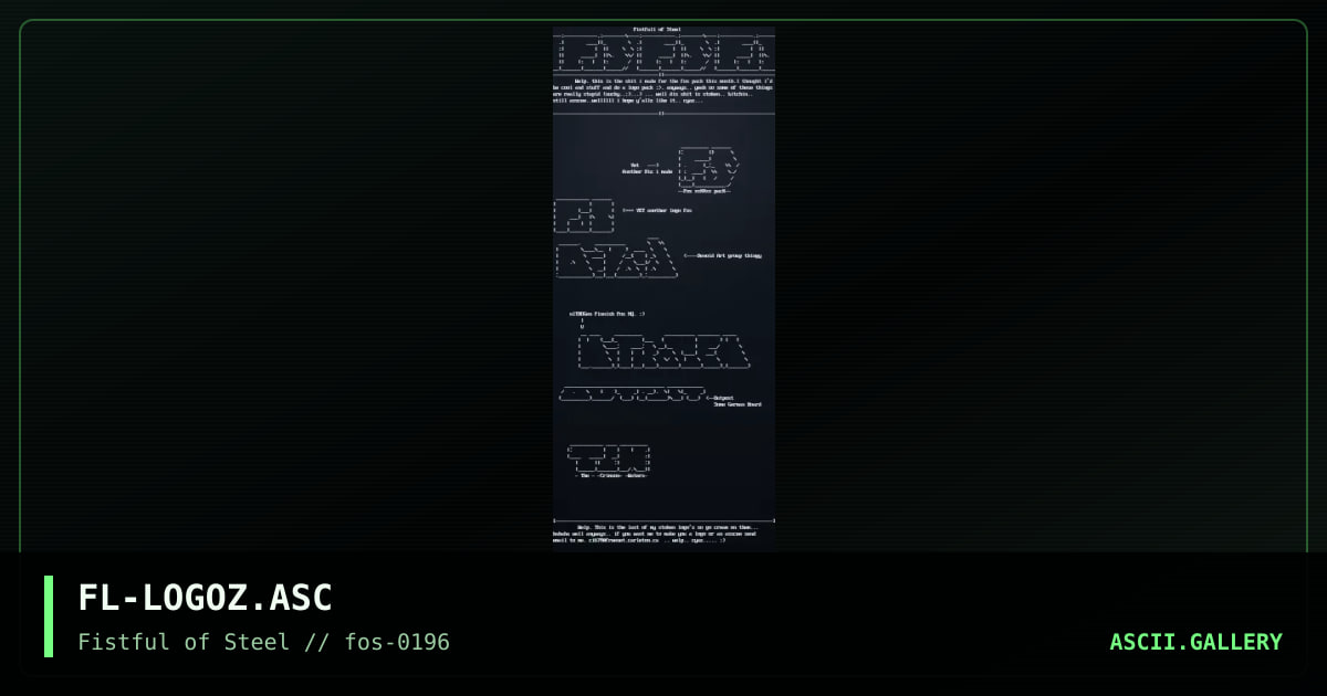 lOGo pACk..., by fluid, 1996