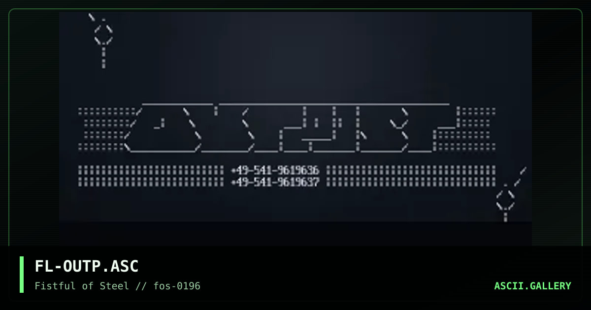 OuTP0St.., by fluid, 1996