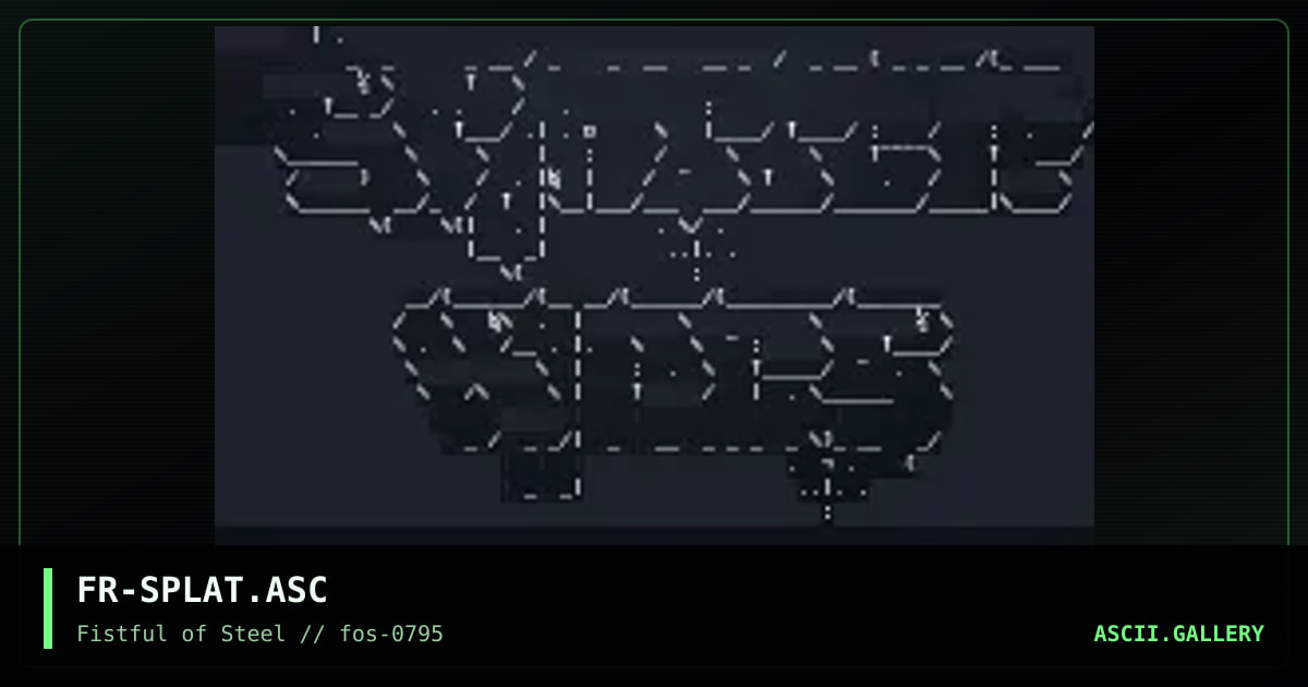FR-SPLAT.ASC, by fractal, 1995