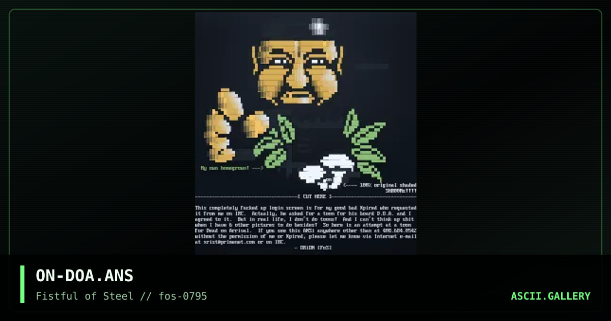 ON-DOA.ANS, by orion, 1995