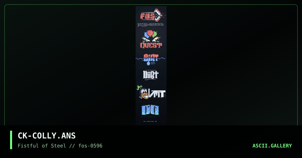 Logo Colly #1, by clark, 1996