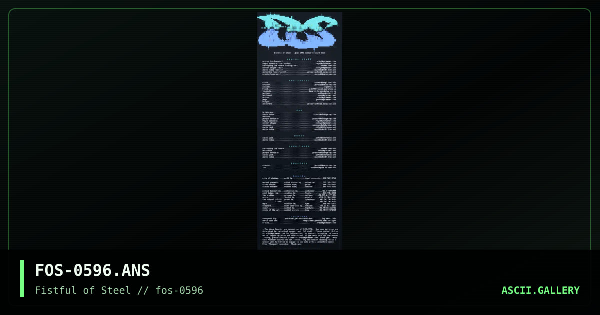FOS-0596.ANS, by estatic, 1996