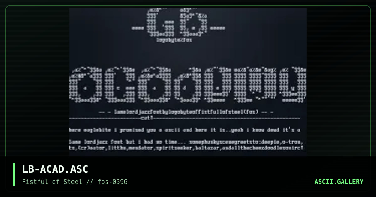 LB-ACAD.ASC, by logobyte, 1996