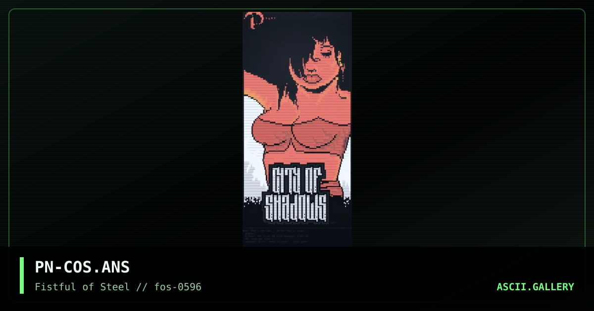 City of Shadows #1, by phyn, 1996