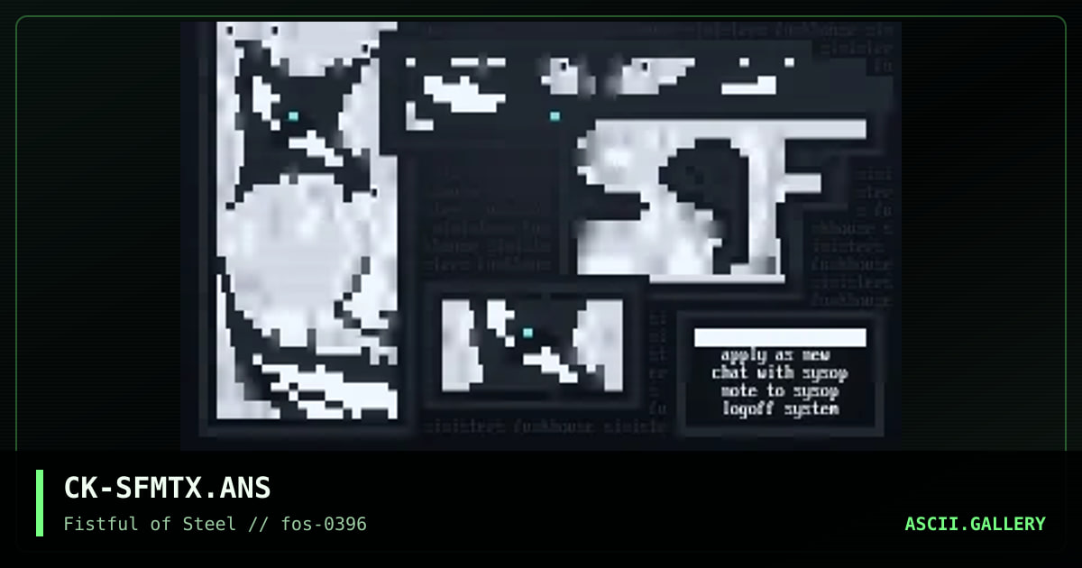 CK-SFMTX.ANS, by clark, 1996