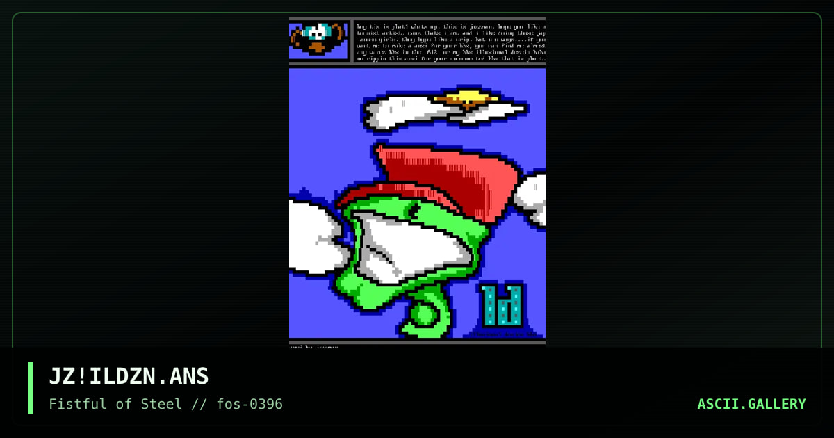 JZ!ILDZN.ANS, by jazzman, 1996