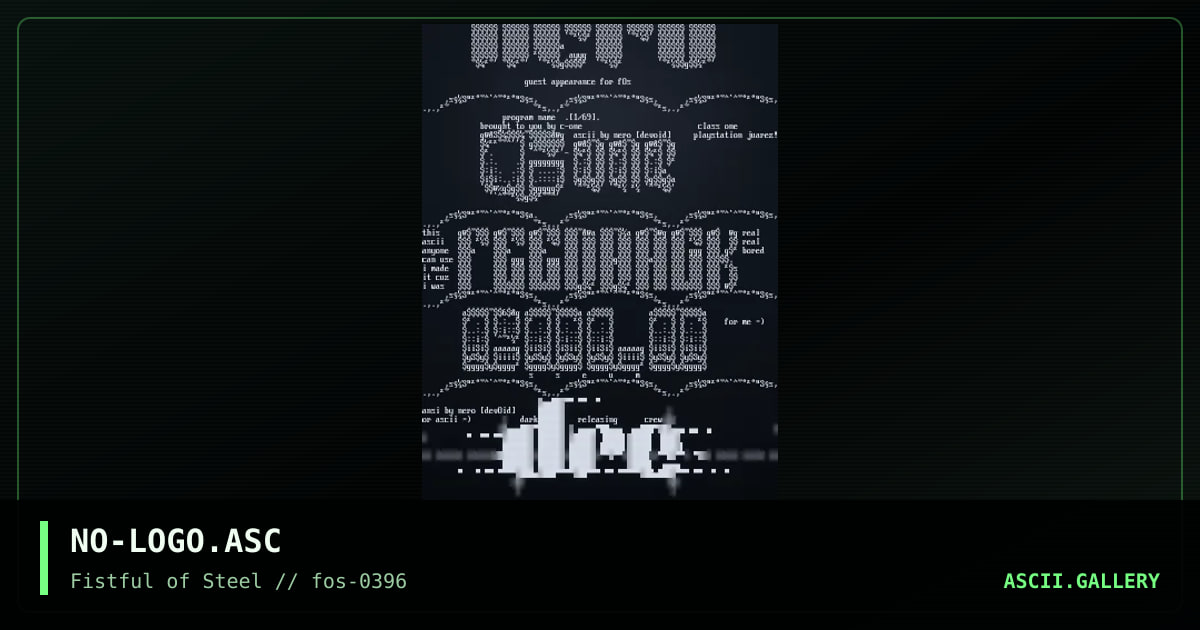 NO-LOGO.ASC, by nero, 1996