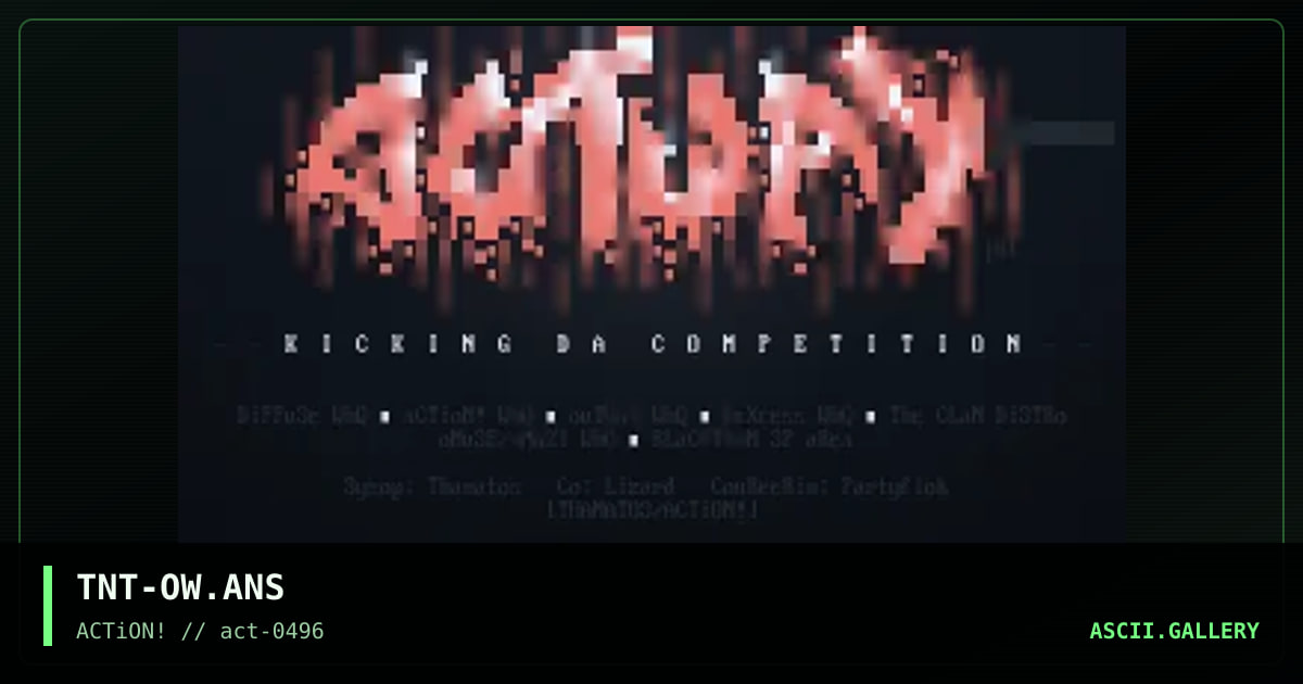 TNT-OW.ANS, by thanatos-action, 1996