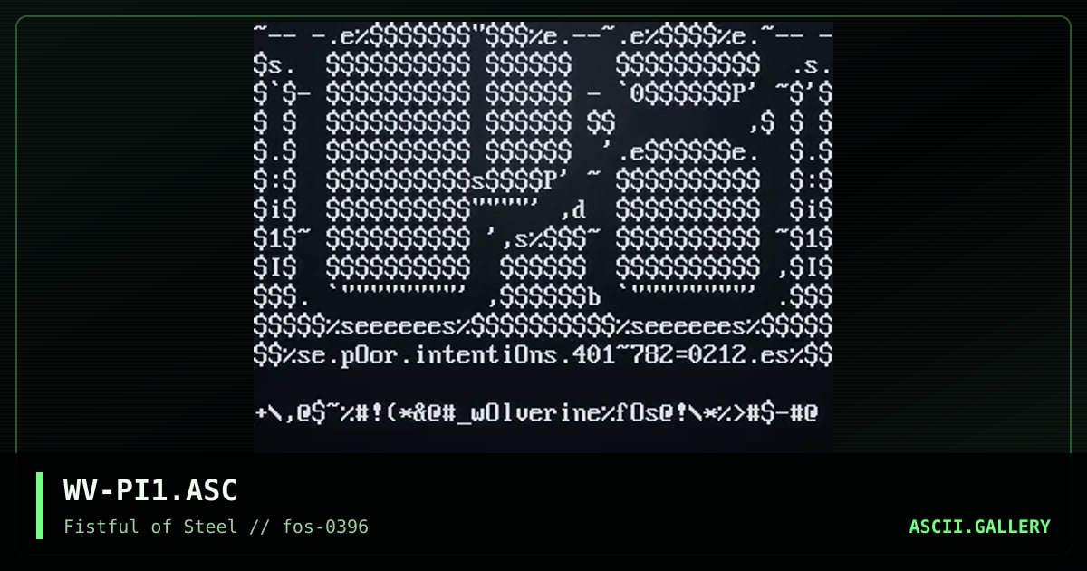 WV-PI1.ASC, by wolverine, 1996