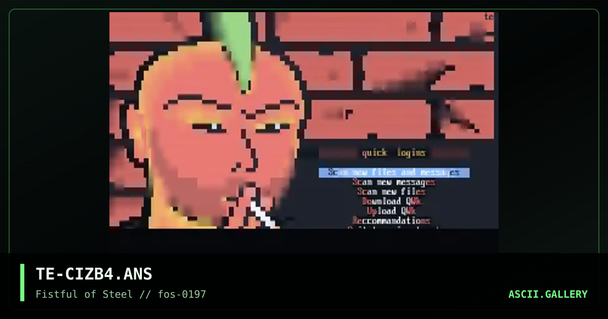 City iz Burning Matrix, by the extremist, 1997