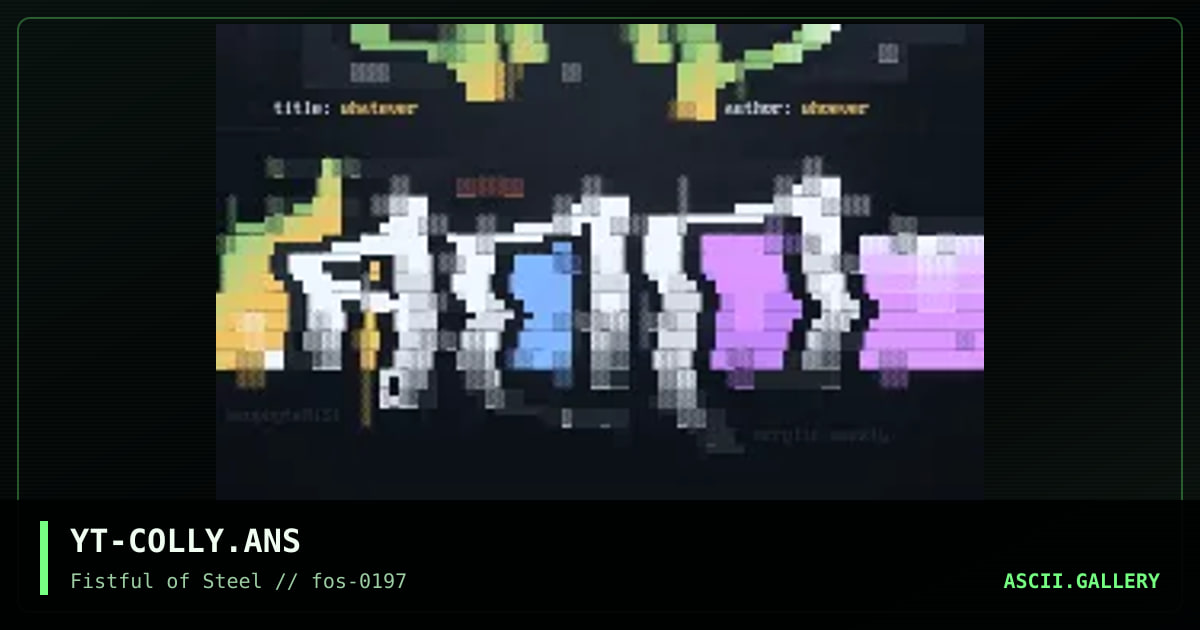 Gololoccy, by neophyte, 1997