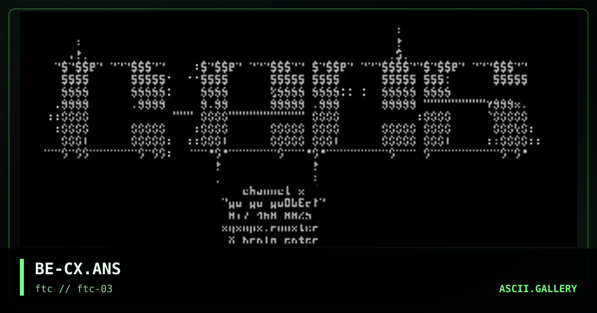 channel x, by brain eater, 1996