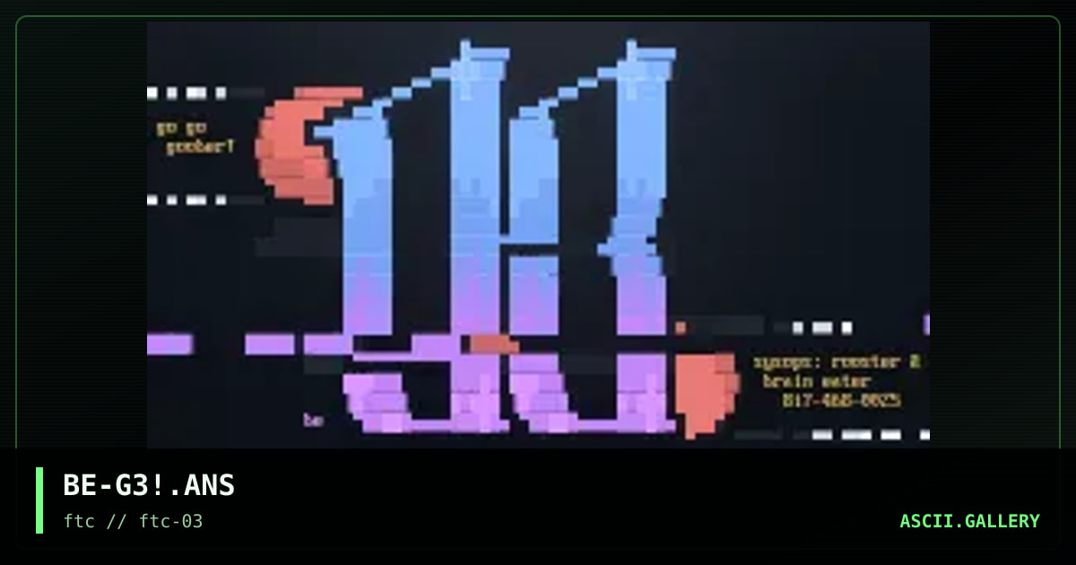 g3!, by brain eater, 1996