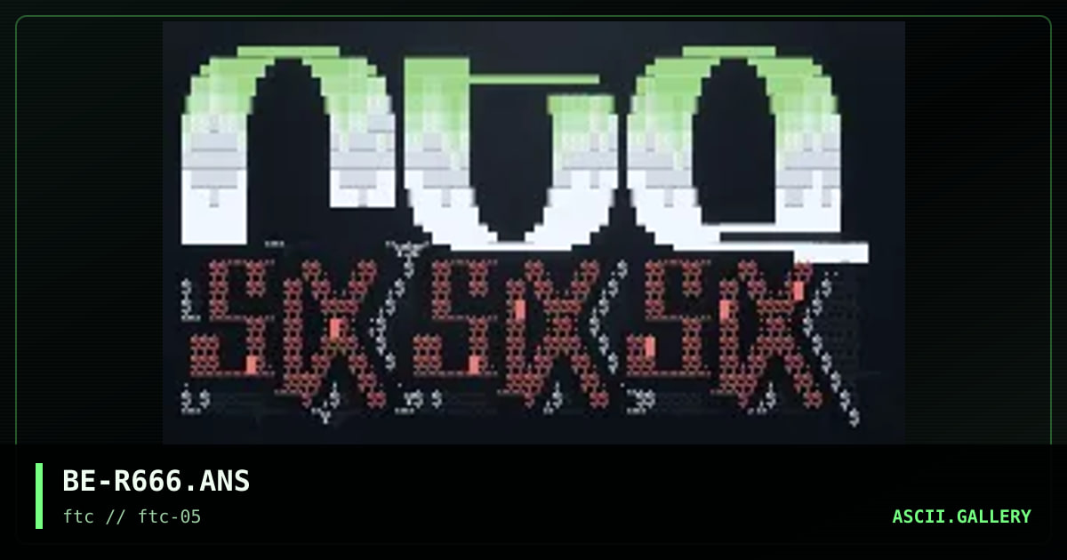 route 666, by brain eater, 1996