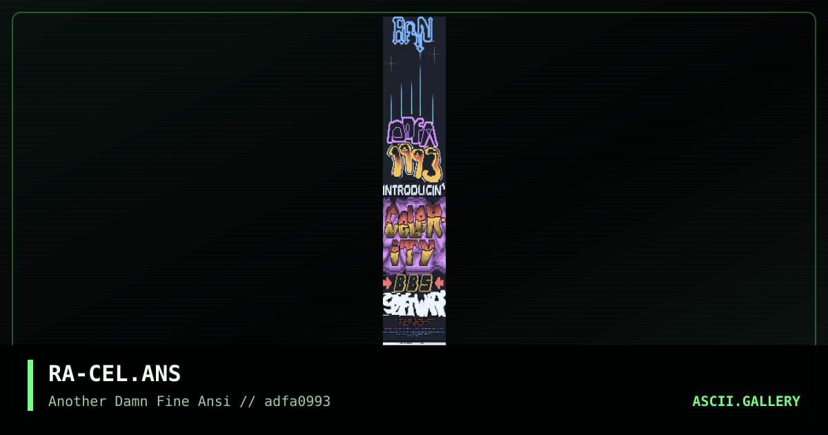 RA-CEL.ANS, by randers, 1993