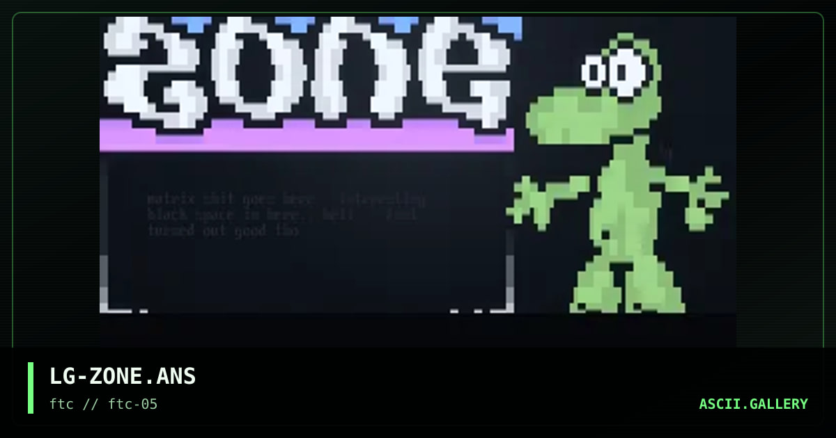 the zone, by lawn genie, 1996