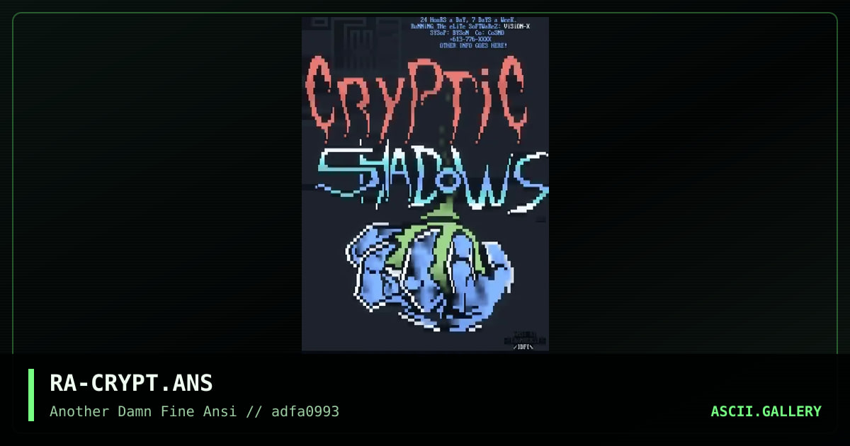 RA-CRYPT.ANS, by randers, 1993