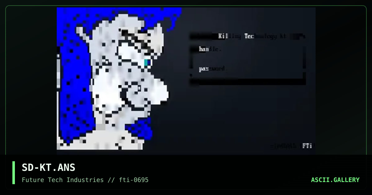 KillingTechnology Login, by sirdeath, 1995