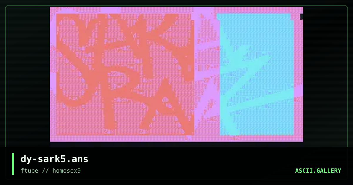 dy-sark5.ans, by discyple, 1997