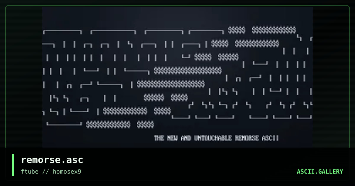 remorse.asc, by sargon, 1997