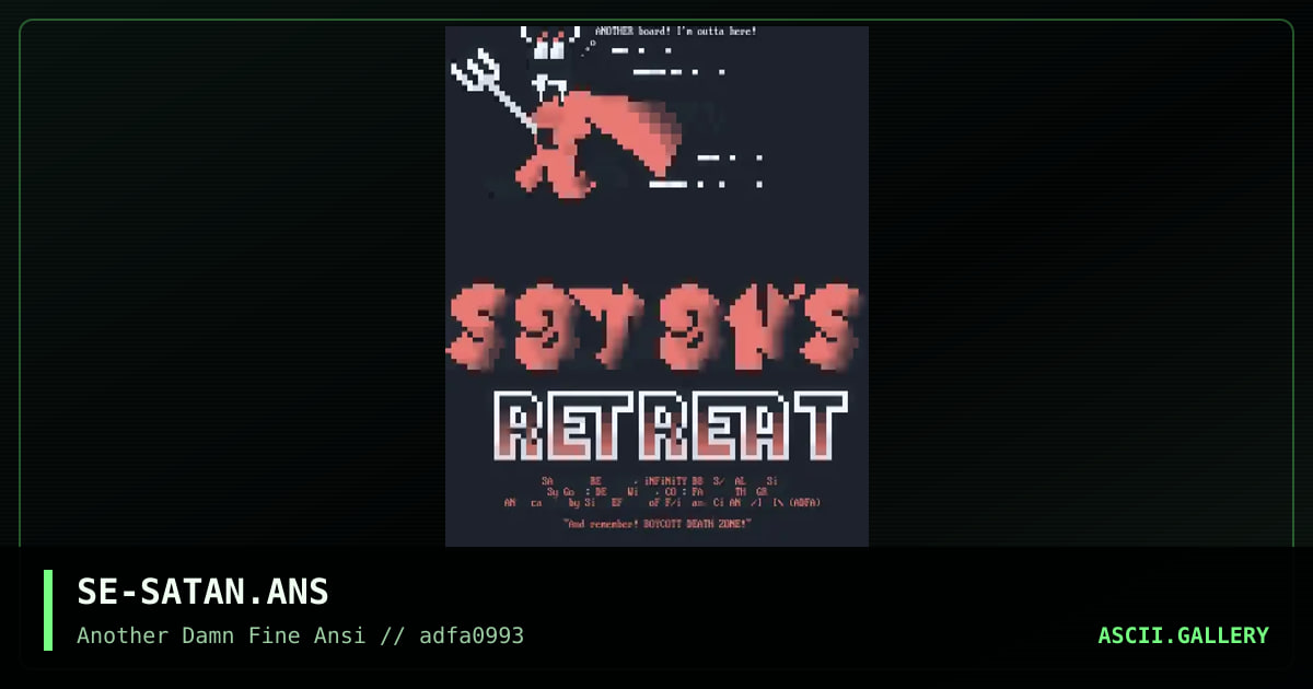 SE-SATAN.ANS, by side effect, 1993