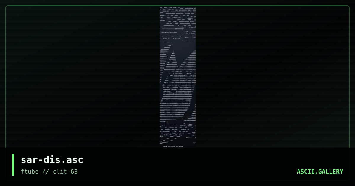 sar-dis.asc, by sargon, 1997