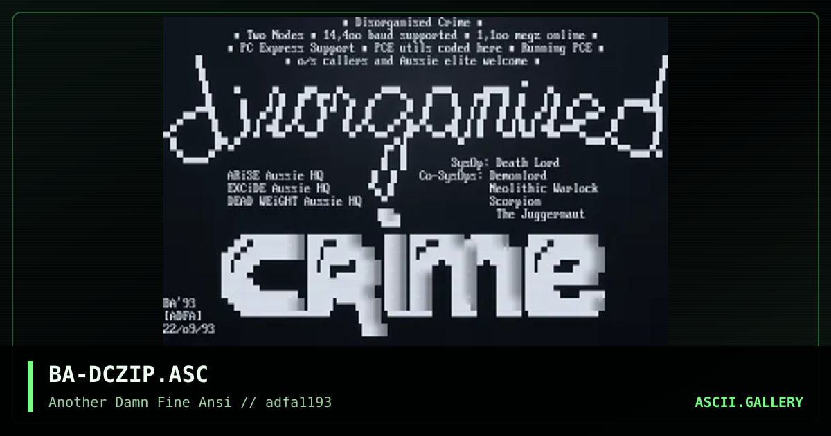 BA-DCZIP.ASC, by blue adept, 1993
