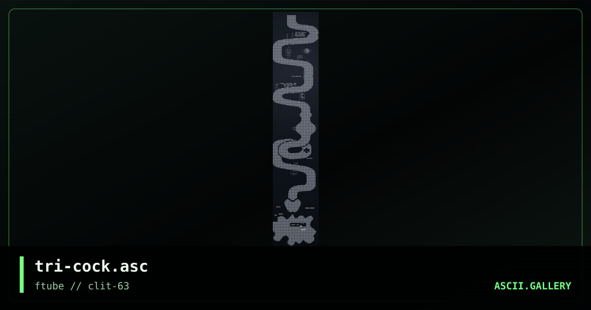 tri-cock.asc, by sargon, meatpod, discyple, 1997