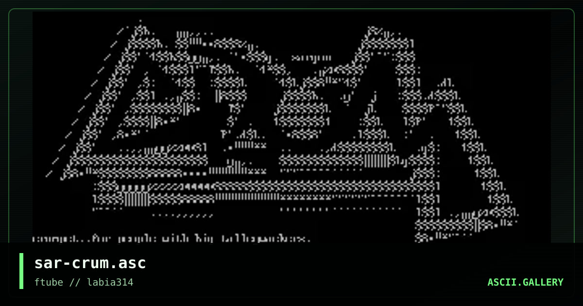 sar-crum.asc, by sargon, 1997