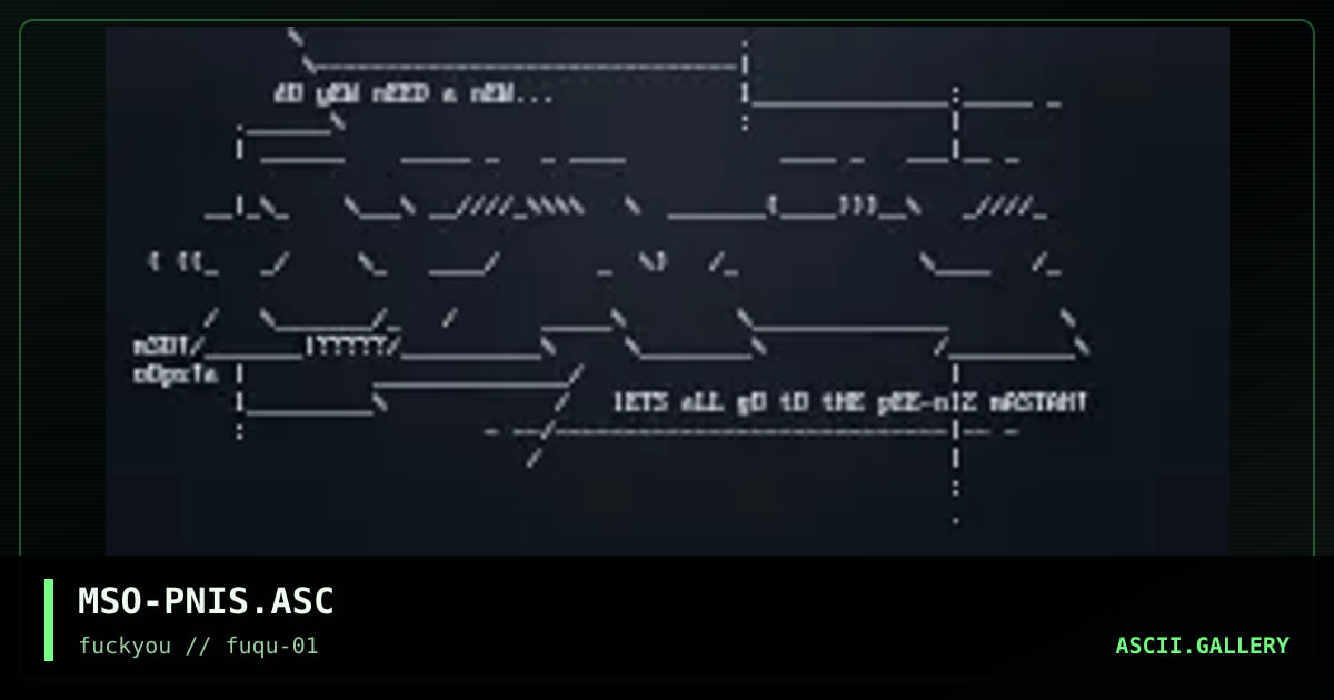 MSO-PNIS.ASC, by mso, 1997