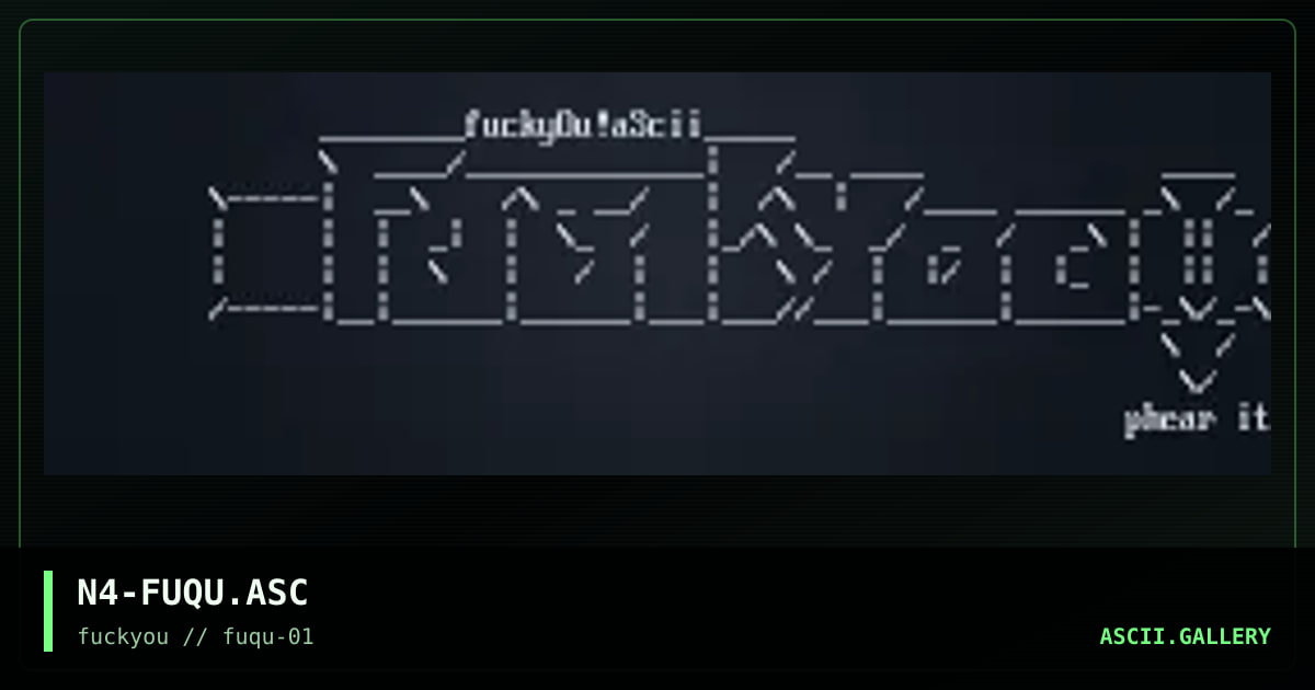 N4-FUQU.ASC, by natureboy, 1997