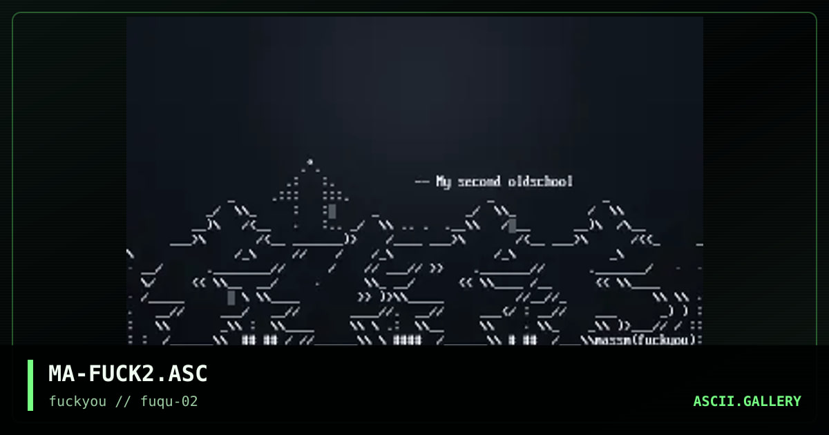MA-FUCK2.ASC, by mass murderer, 1997